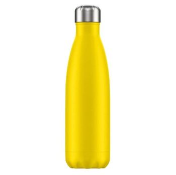 Grande Bouteille d'Eau de 1 Litre - Jaune