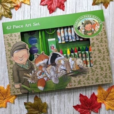 Percy the Park Keeper Window Art Set