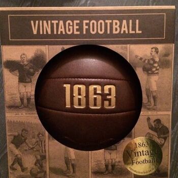 Ballon de football de style vintage 1863 1