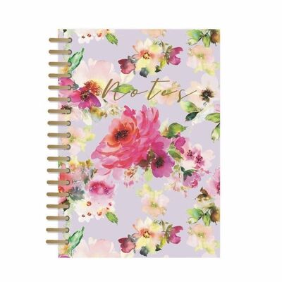 A5 Notebook - Lilac Bloom
