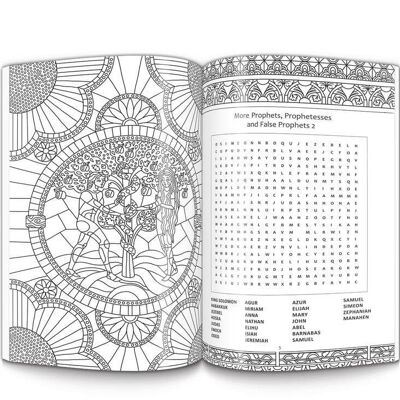 Biblical Colouring and Wordsearch - Heart Book
