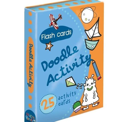 Flash Card - Doodle Activity Blue