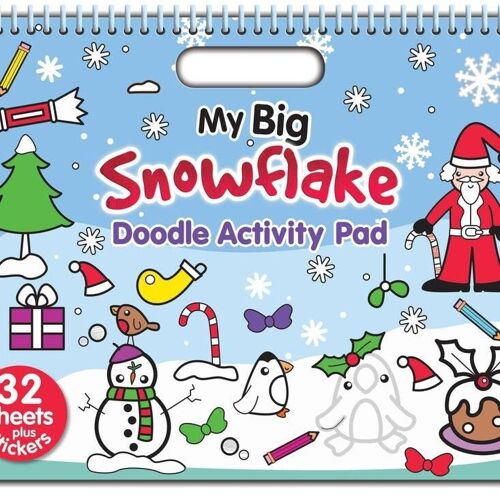 My Big Snowflake Doodle Activity Pad