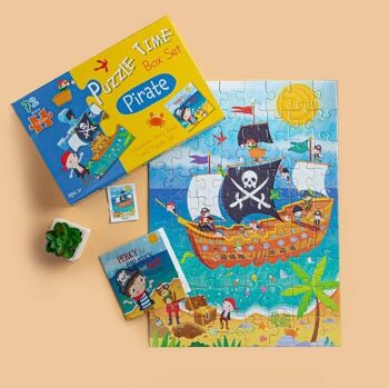 Ensemble puzzle et livre - Pirate 1