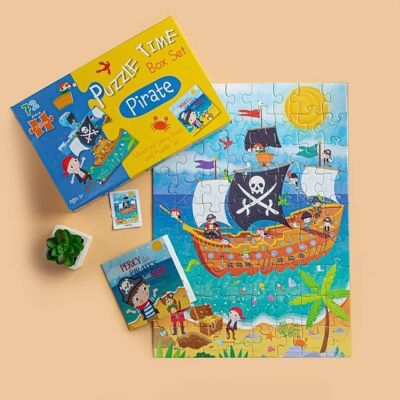 Jigsaw & Book Set - Pirate