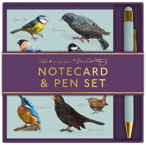 Notecard & Pen Set - Birds