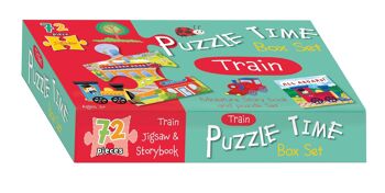 Ensemble puzzle et livre - Train 3