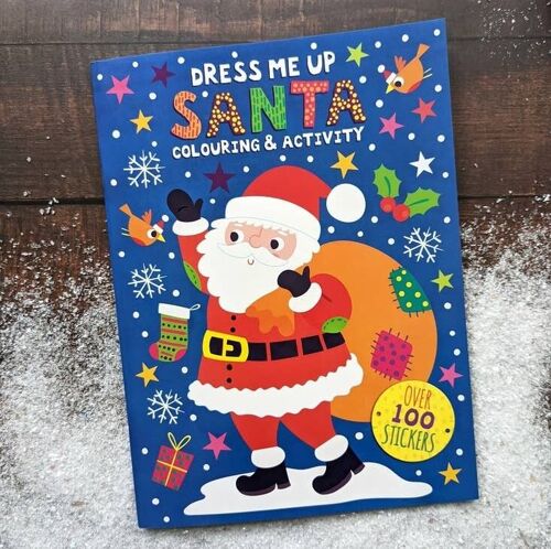 Dress Me Up Colouring & Activity Book - Santa