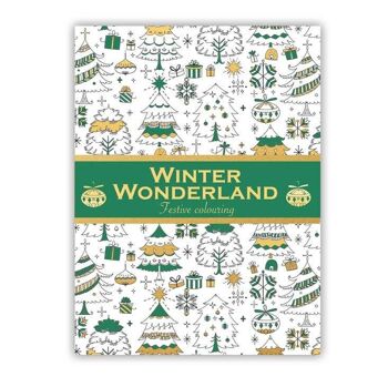 Livre de coloriage festif Winter Wonderland