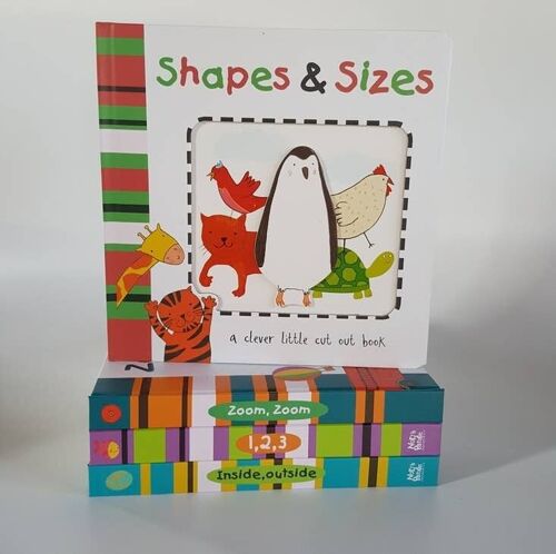 Shapes and Sizes Cut Out Board Book