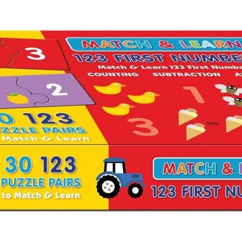 Puzzle Paires - 123 premiers nombres 1