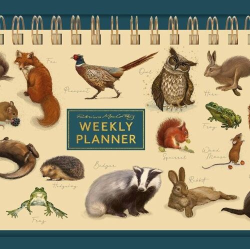Weekly Planner & Pen Set - Wildlife