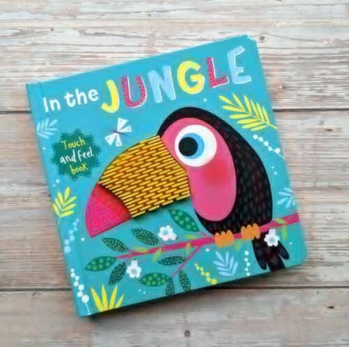 Touch and Feel Silicon Board Book - In the Jungle