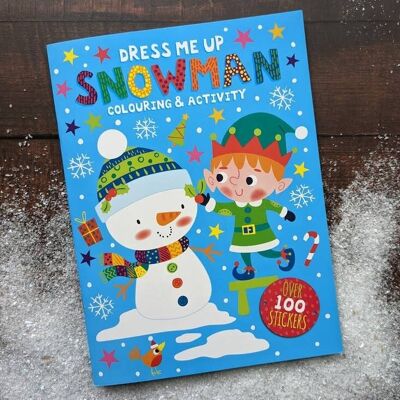 Dress Me Up Colouring & Activity Book - Snowman