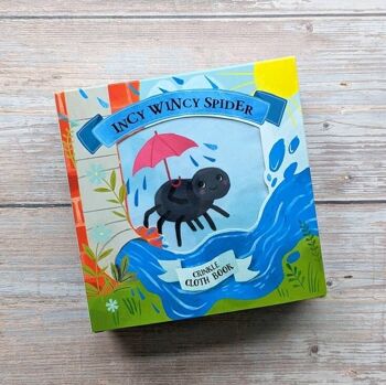 Livre en tissu froissé - Incy Wincy Spider 1