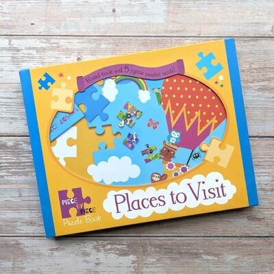 Places to Visit - Piece by Piece Puzzle Book