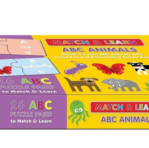 Puzzle Pairs - ABC Animals