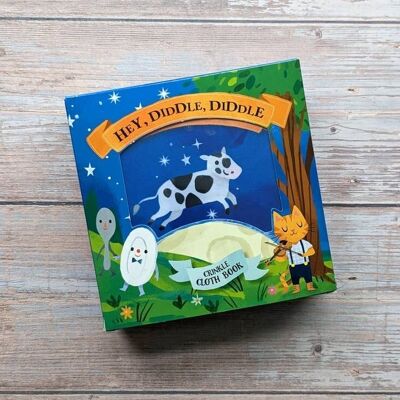Crinkly Cloth Book - Hey, Diddle, Diddle