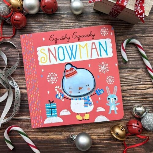 Squishy Squeaky Snowman - Silicon Sound Book