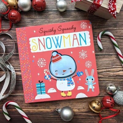 Squishy Squeaky Snowman - Silicon Sound Book