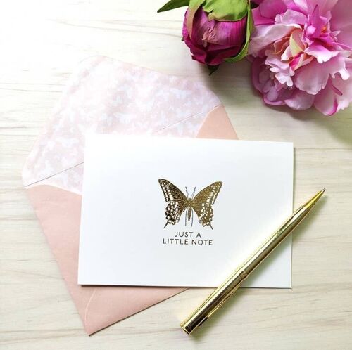 Henrietta Press Notecard Set - Butterfly