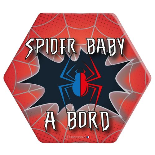 Adhésif Bébé à Bord Made in France - Spider baby