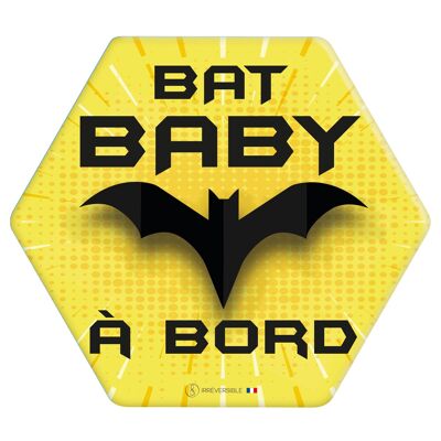 Adesivo Bimbo a Bordo Made in France - Bat baby