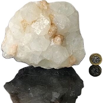 grand cristal de zéolite apophylite stilbite - 10 2