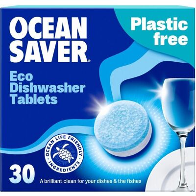 ***NUOVO E MIGLIORATO*** Pastiglie per lavastoviglie OceanSaver Eco 30 10pz