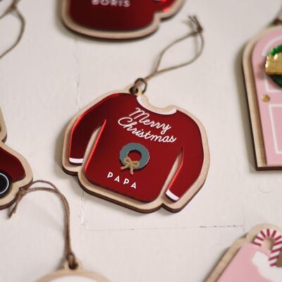 Christmas Ornament Red Sweater