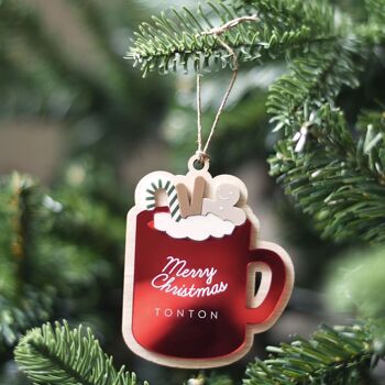 Ornement de noel Mug Rouge