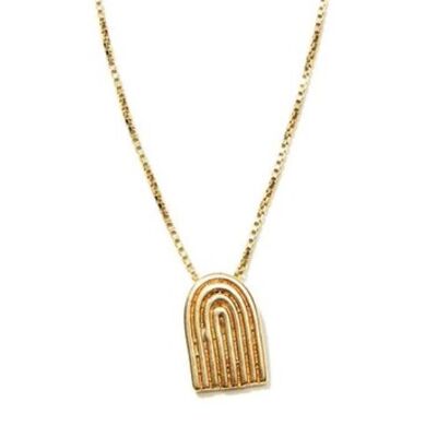 Dhokra Dense Waterfall Pendant Necklace