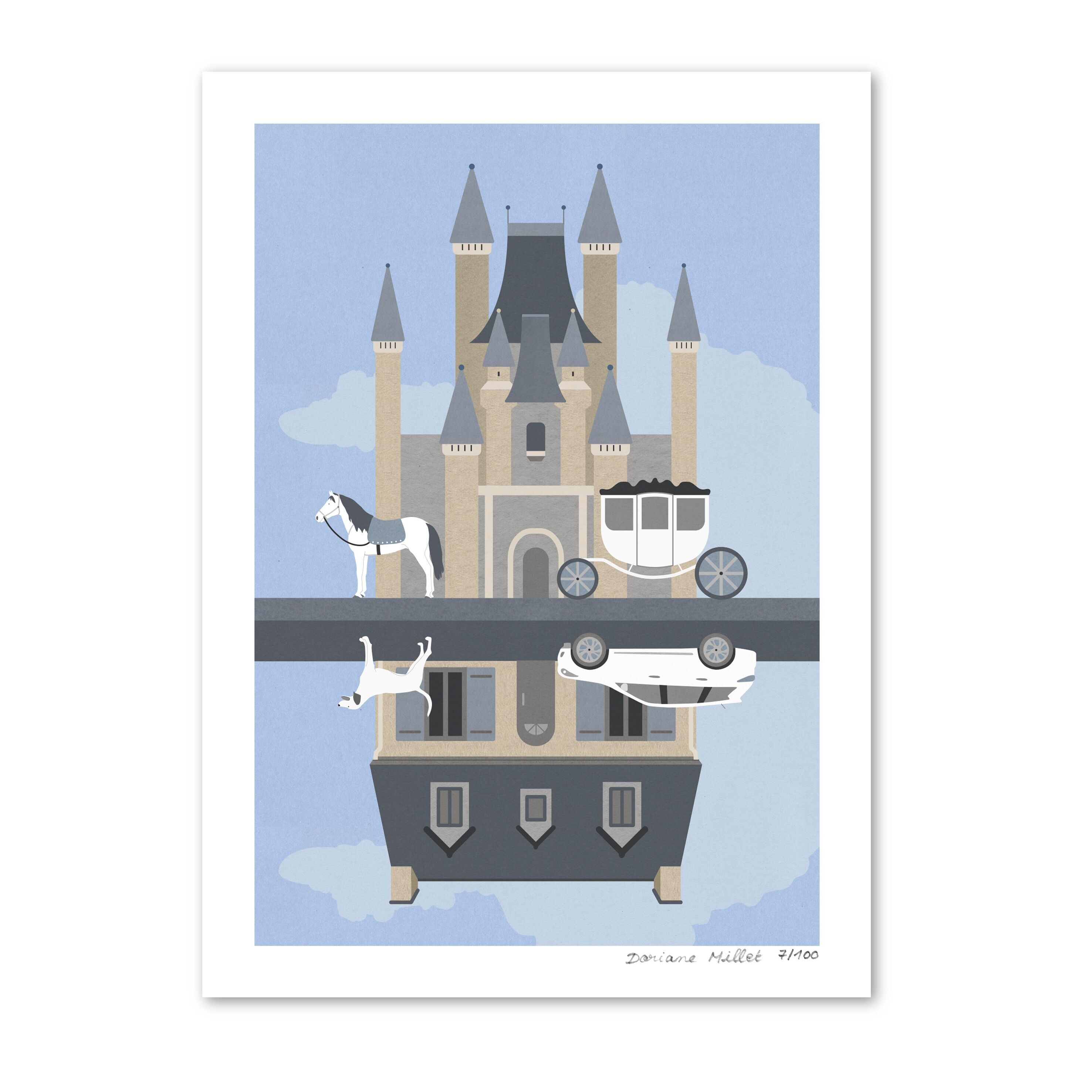 Gebäude | Kunstdruck 13x18 cm | Signierte limitierte Auflage