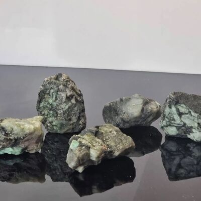 Émeraude en cristal de quartz brut 500g - Émeraude brute 500g