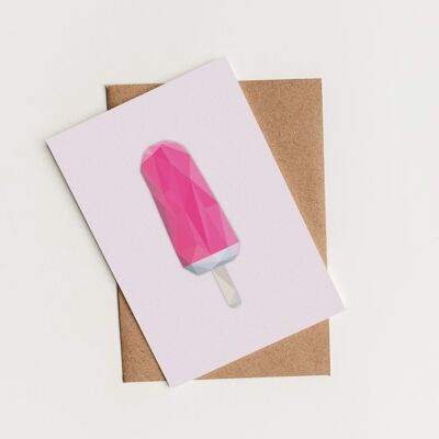 Carta artistica Lolly Ice Low Poly