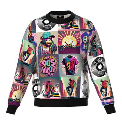 SkoleToons Extraheavy Hipop Herren-SWEATSHIRT