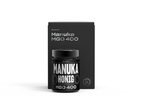 MADHU Manuka-Honig MGO400 Geschenkbox