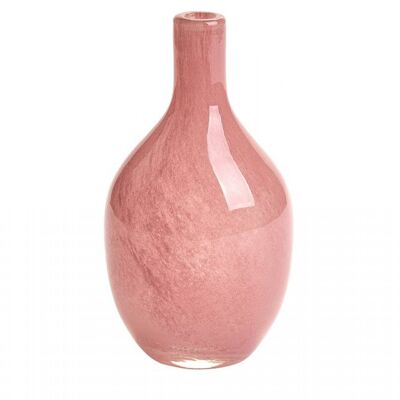 Linen, Vase, m. Hals, rosé, df, SPED.