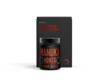 MADHU Miel de Manuka MGO800 Coffret Cadeau 1