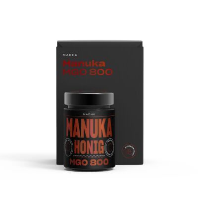 MADHU Manuka-Honig MGO800 Geschenkbox