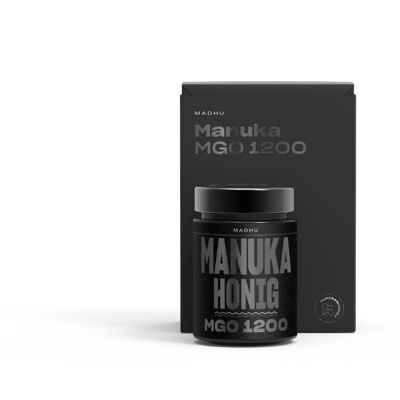 MADHU Manuka-Honig MGO1200 Geschenkbox