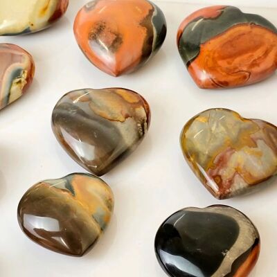 Polychrome Jasper Crystal Heart