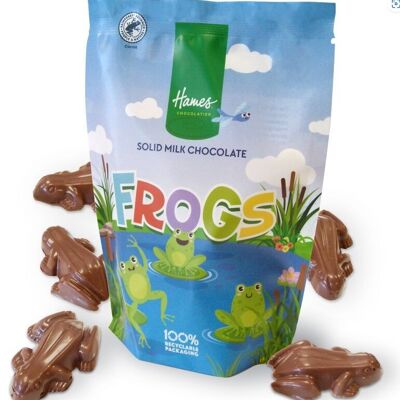 Hames Solid Milk Chocolate Shaped Frogs