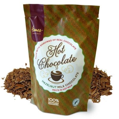 Buste di vera cioccolata calda al gusto nocciola