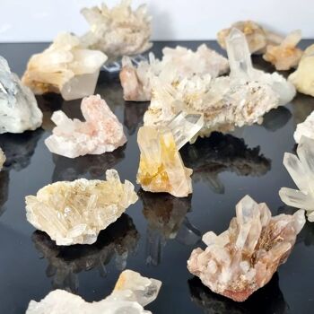 Petits amas de cristaux de quartz - 500 g Petits amas 2