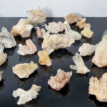 Petits amas de cristaux de quartz - 500 g Petits amas 4