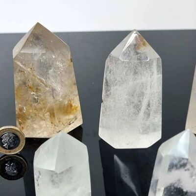Prismi/Punti/Torri in cristallo di quarzo - Quarzo B 1kg