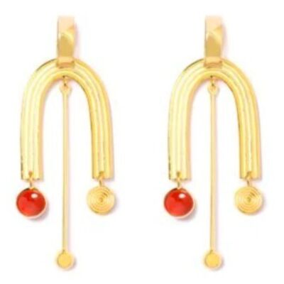 “Hot Springs” dangling earrings
