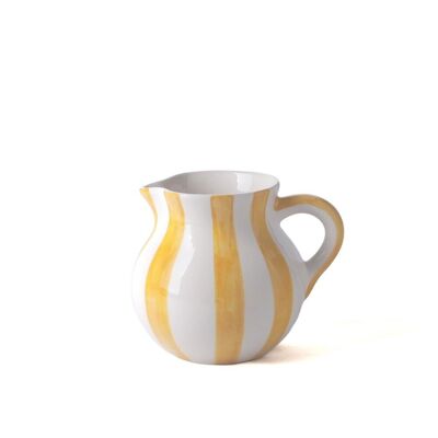 yellow striped pitcher