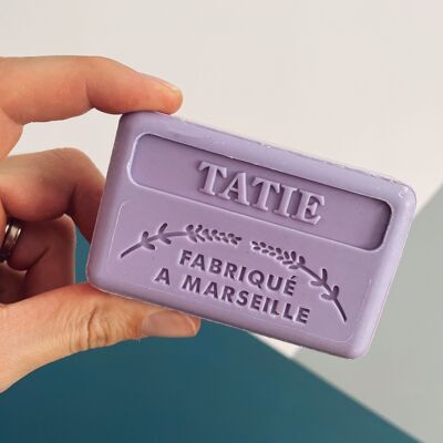 Jabón Tatie - jabón para la mejor tía - regalo familiar - hecho en Francia - tata